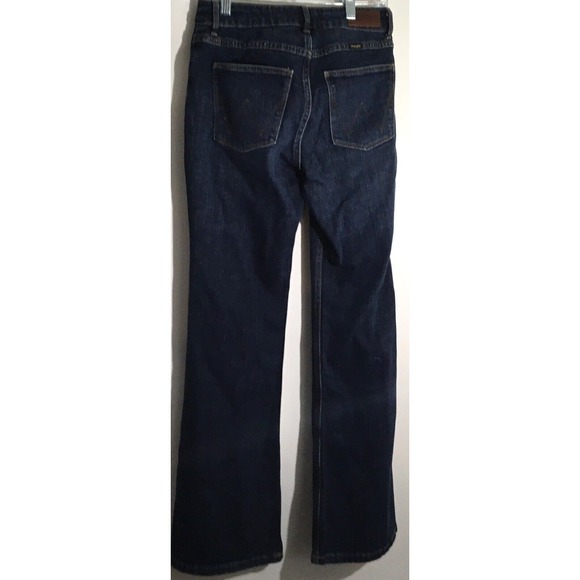 Wrangler High-Waisted Fierce Flare Women's Size 2/26/30 Dark Wash Denim Jeans - Picture 6 of 7
